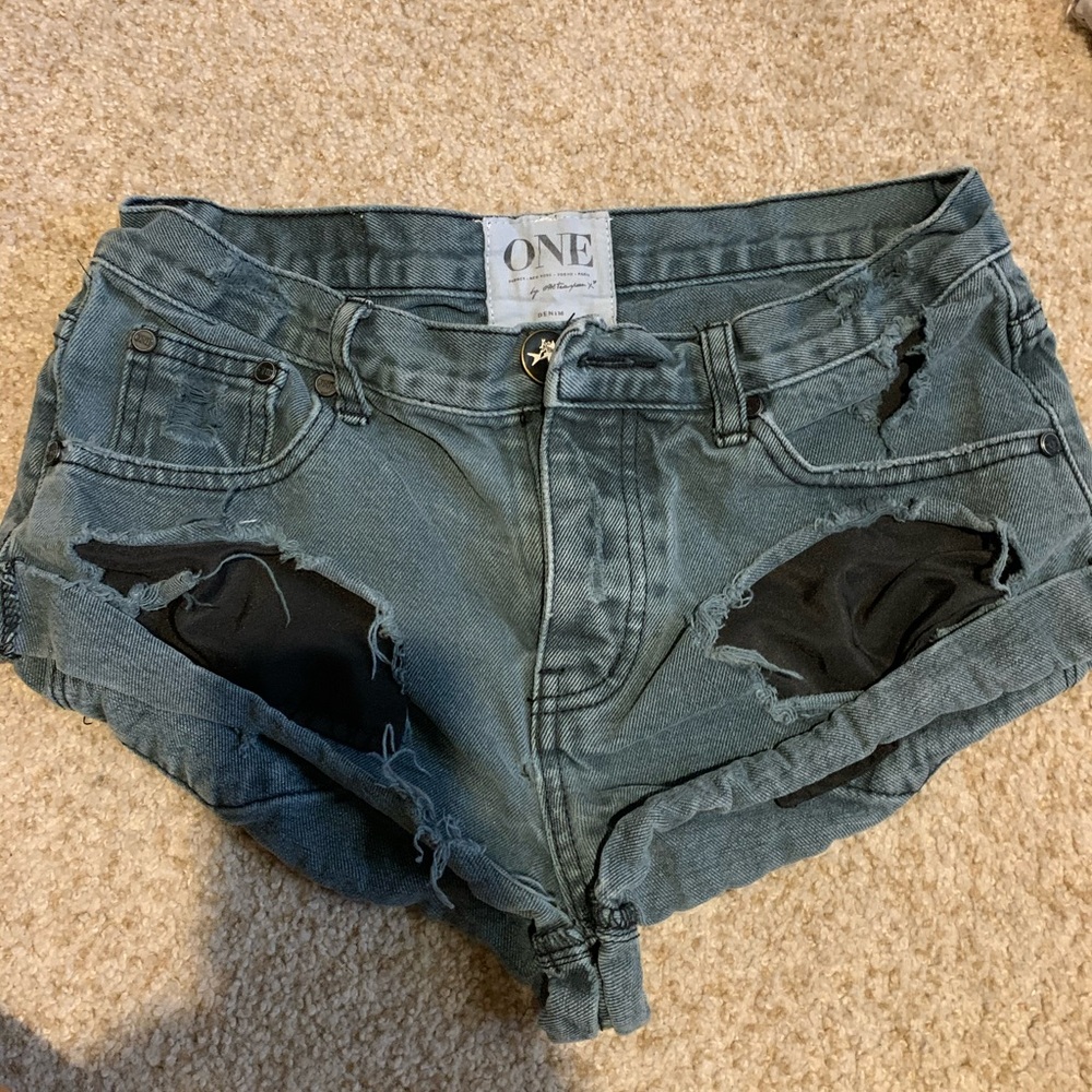 one teaspoon bandit mid waist shorts